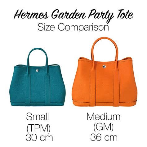 hermes garden party tpm measurement|hermes garden party tote price.